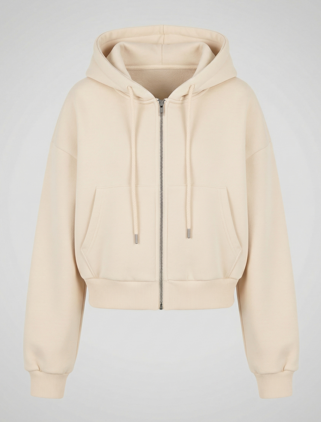 Oversize Sweatshirt Reißverschluss