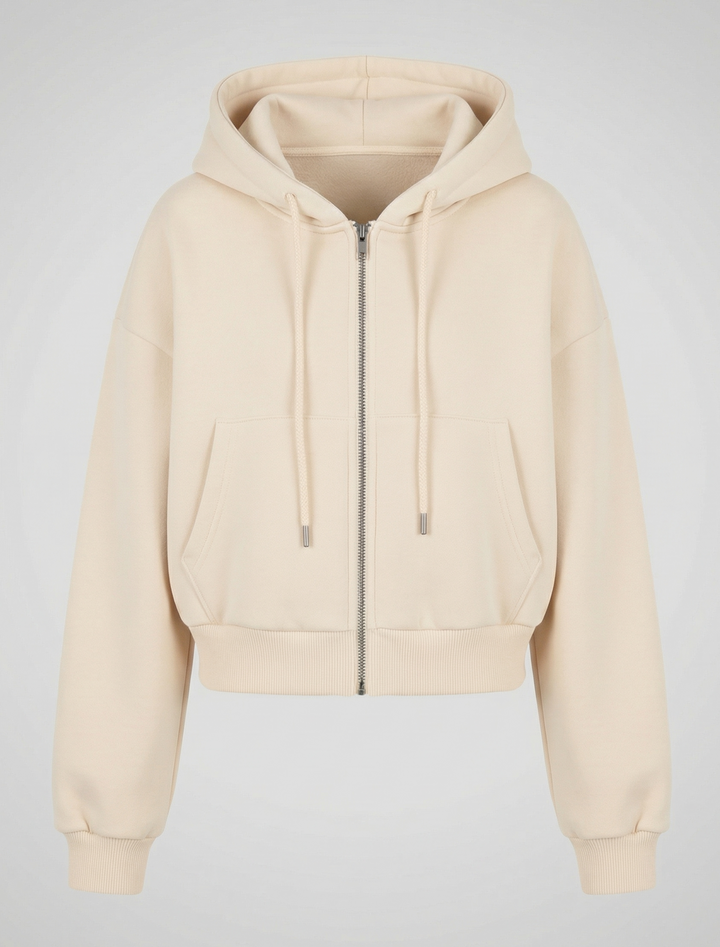 Oversize Sweatshirt Reißverschluss