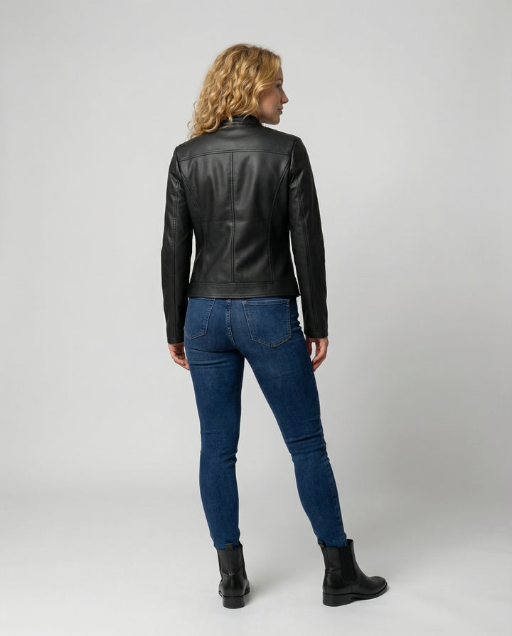 Elegante Lederjacke Damen