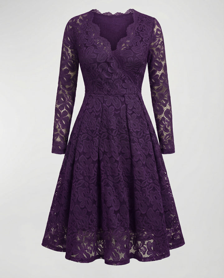 Elegantes Spitzenkleid Damen