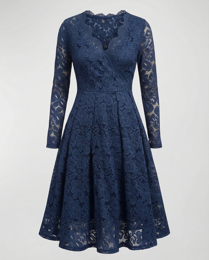 Elegantes Spitzenkleid Damen