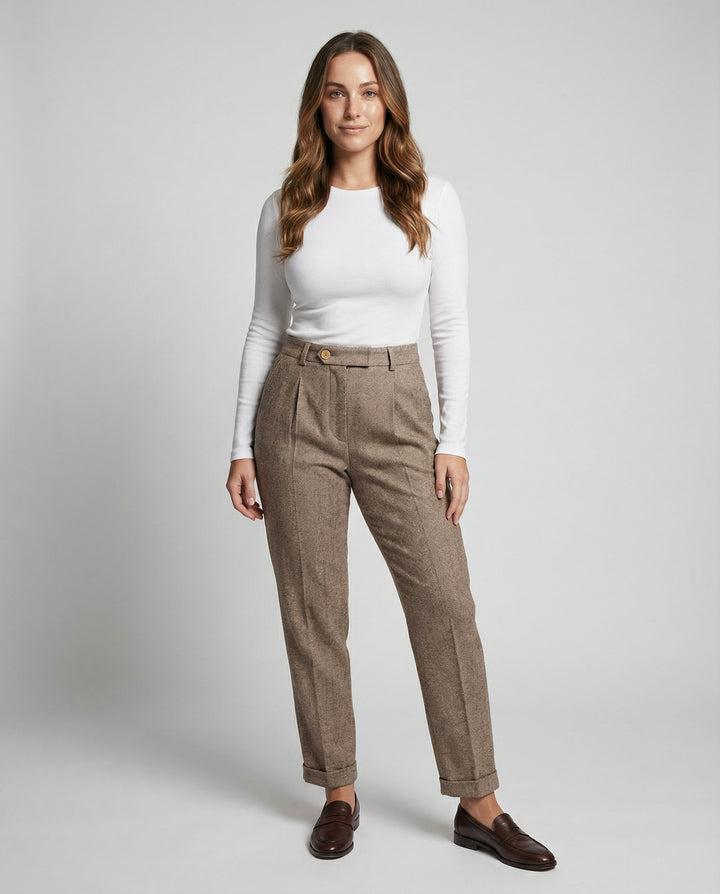 Elegante Wollhose Damen