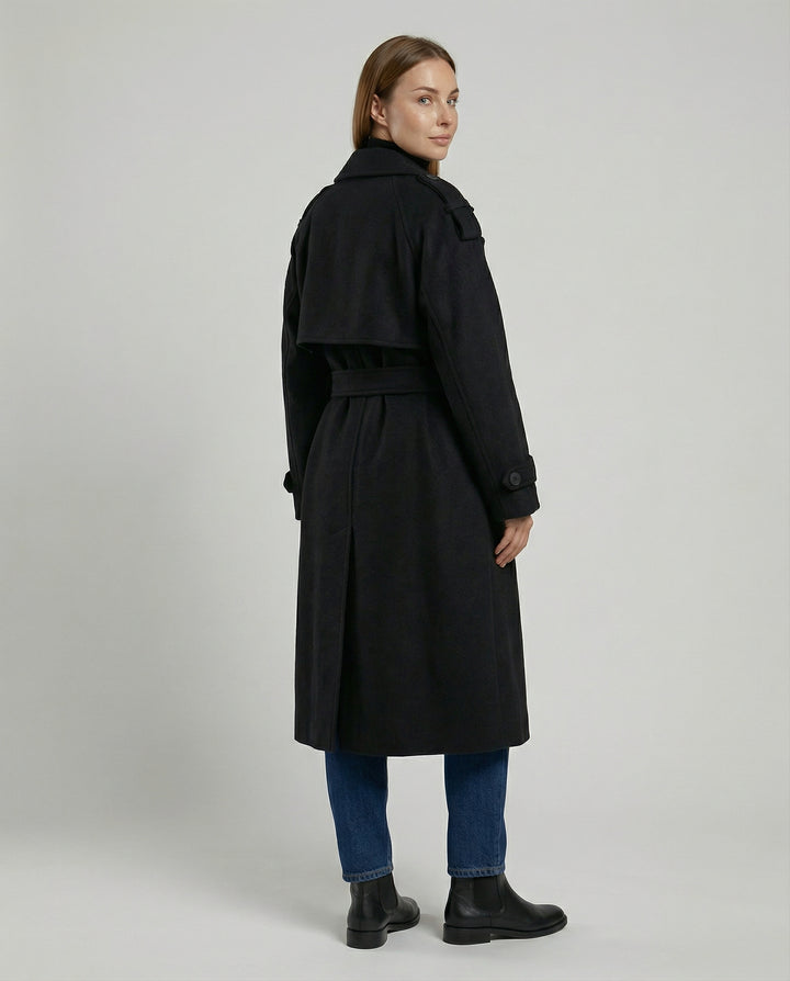 Oversized Woll Winterjacke