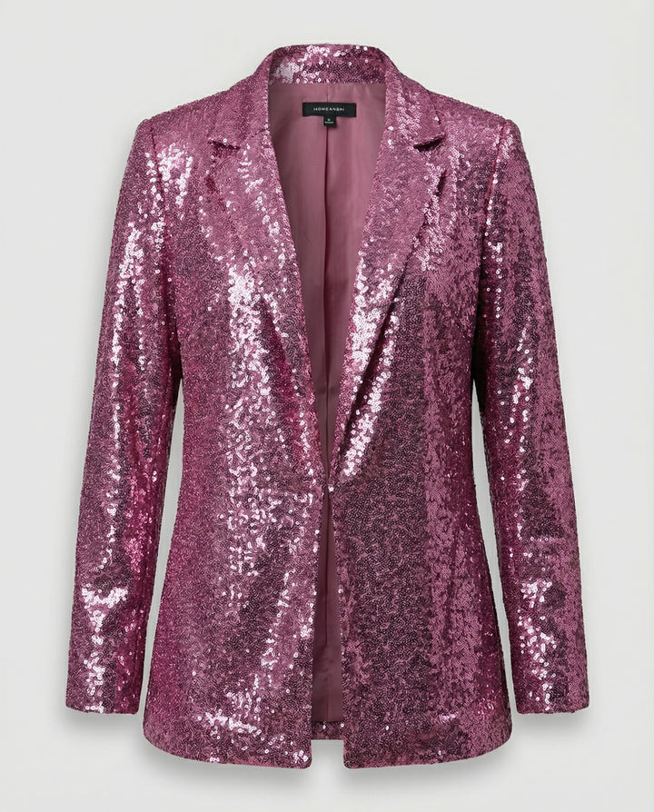 Glitzernder Damen Paillettenblazer