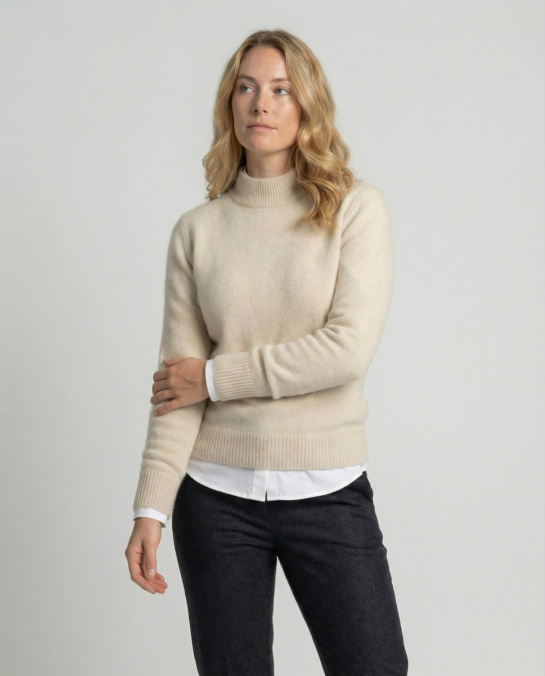 Eleganter Damen Cashmerepullover