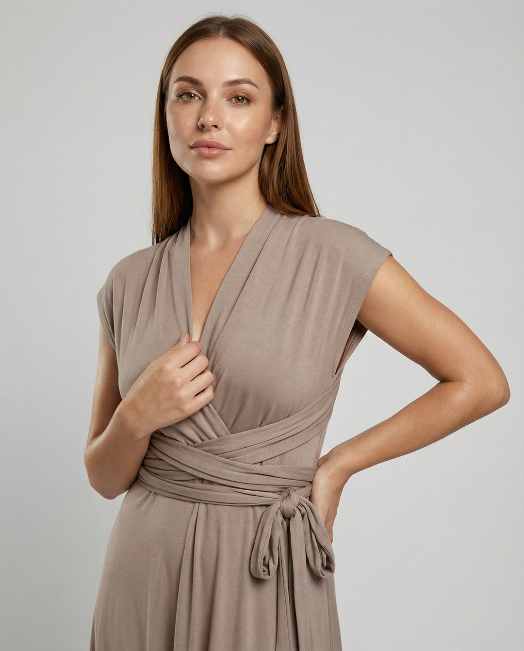 Vielseitiges Damen Wickelkleid