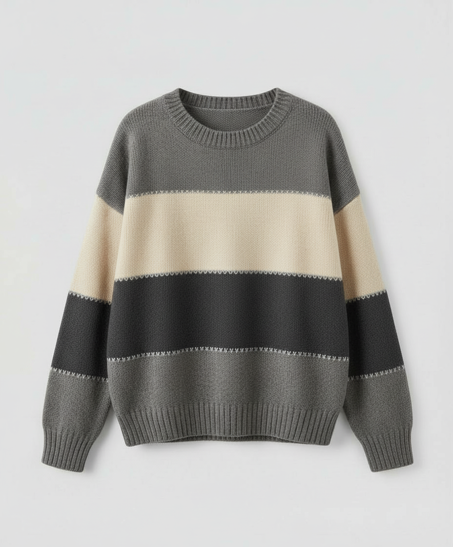 Gestreiftes Damen Sweatshirt