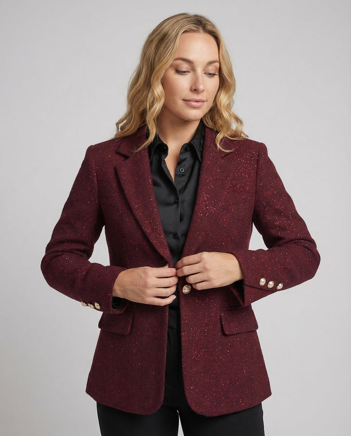 Damen Eleganter Langärmeliger Blazer