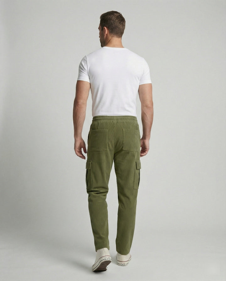 Herren Cargo-Hose mit elastischem Bund