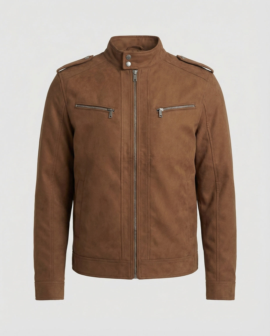 Herren Lederoptik Kurzjacke
