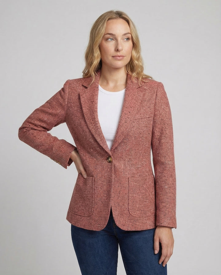 Damen Eleganter Langärmeliger Blazer