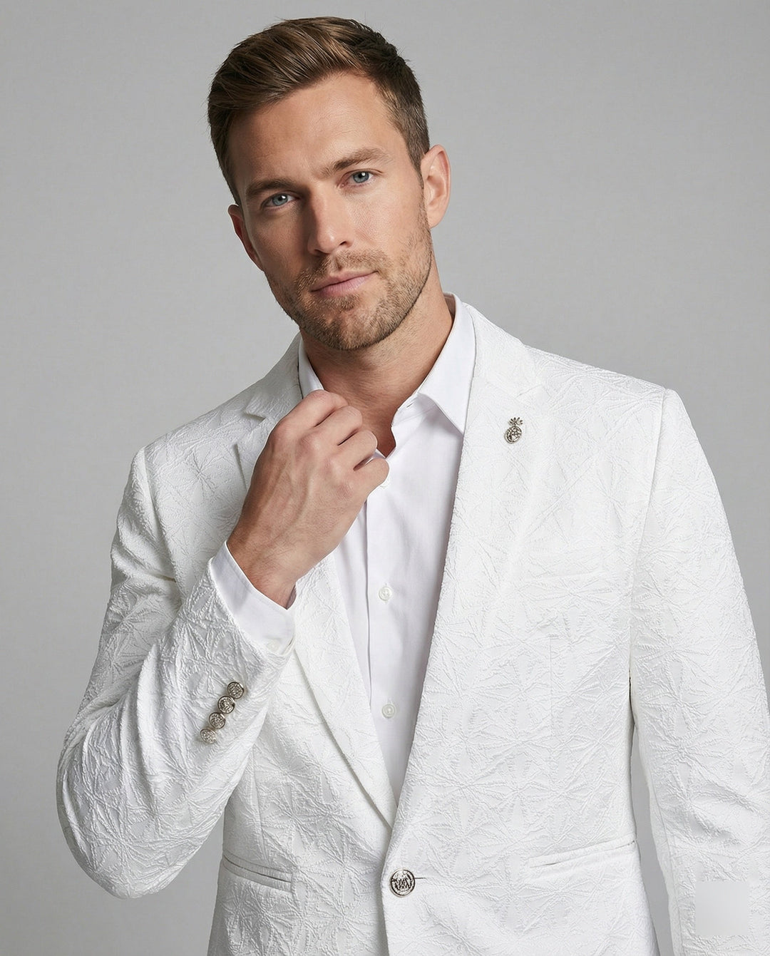Herren Blazer strukturiert modern