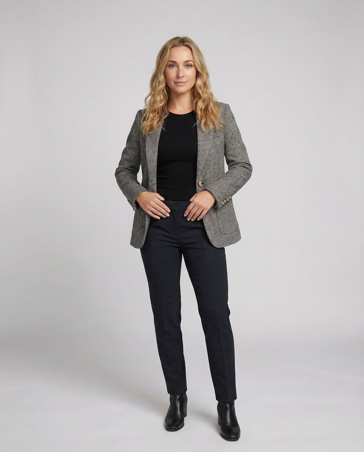 Damen Eleganter Langärmeliger Blazer