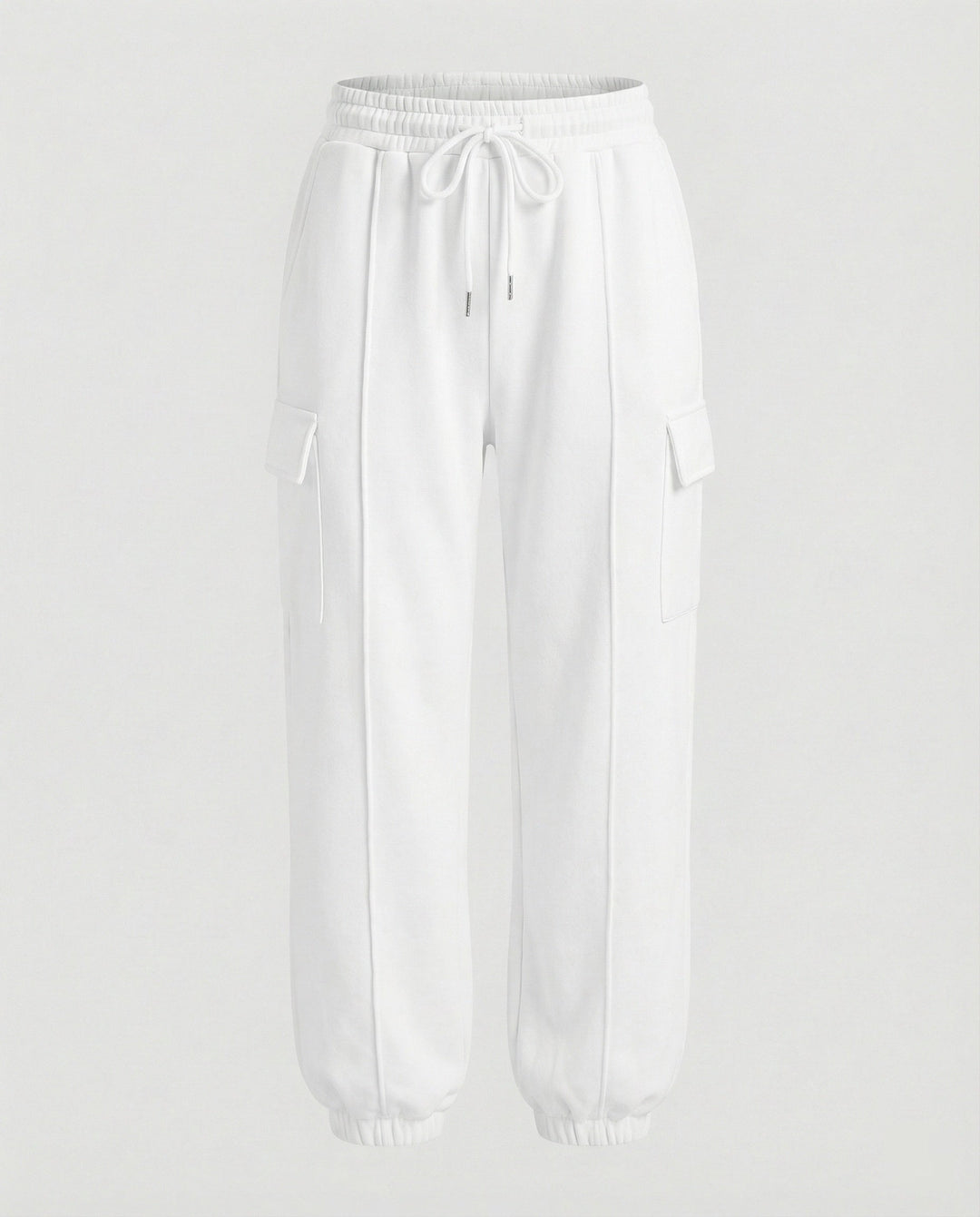 Damen Bequeme Cargo-Hose mit elastischem Bund