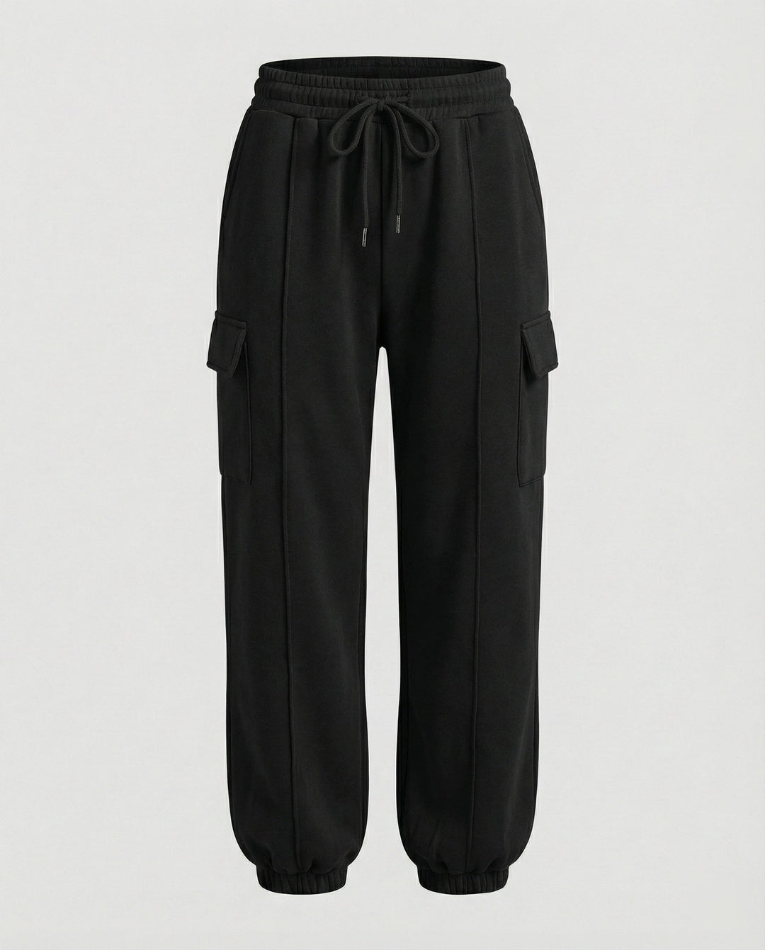 Damen Bequeme Cargo-Hose mit elastischem Bund