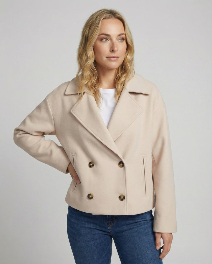 Kurz Doppelreiher Damenjacke
