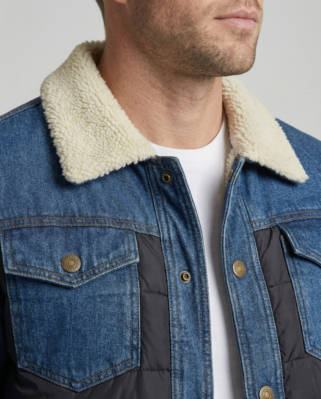 Übergangsjacke Herren Overshirt