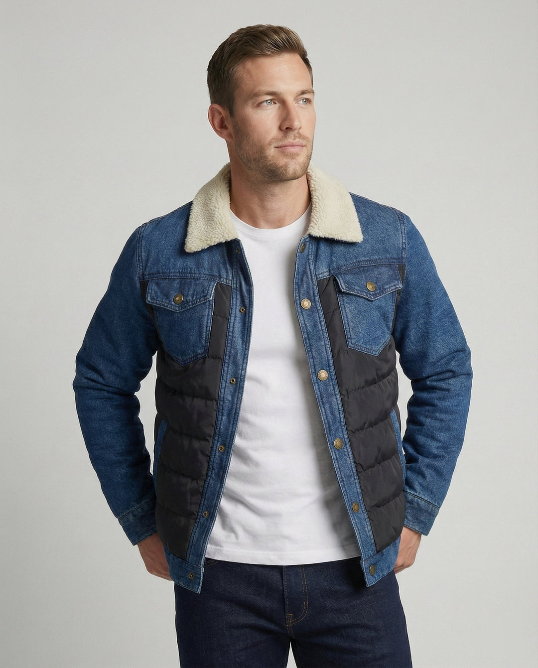 Übergangsjacke Herren Overshirt