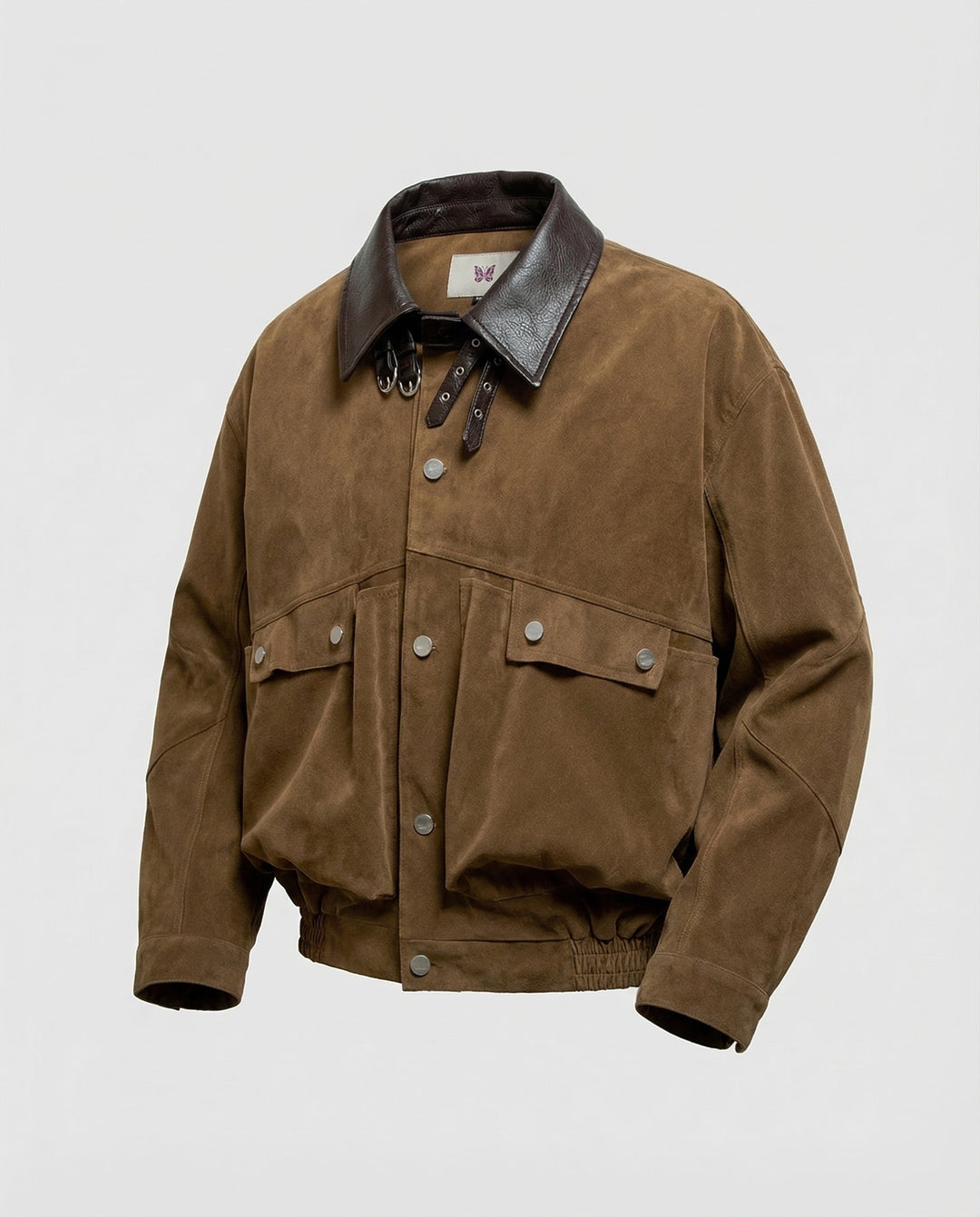 Herren Wildleder Blouson Boxy