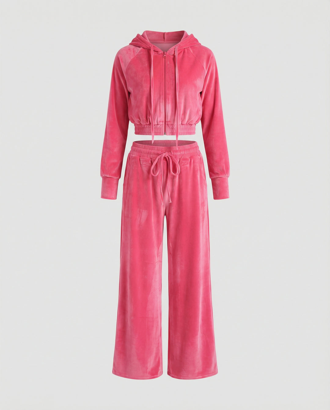 Minimalistischer Damen Fleece Zweiteiler