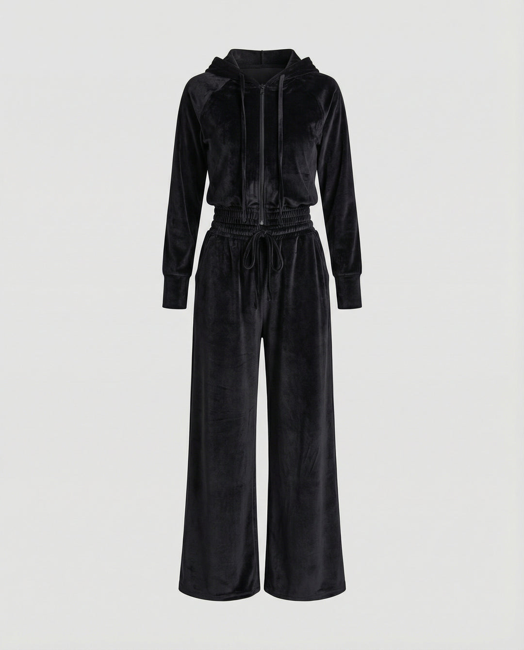 Minimalistischer Damen Fleece Zweiteiler