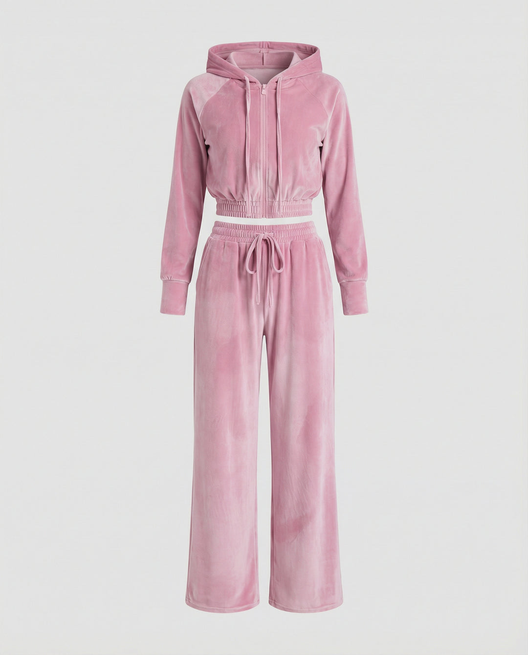 Minimalistischer Damen Fleece Zweiteiler