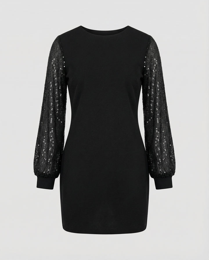 Lässiges Glitzerkleid Damen
