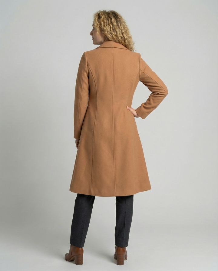 Eleganter Damen Wollmantel Winter