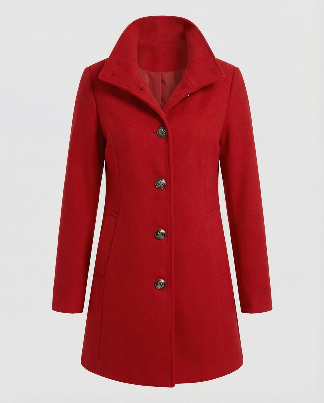 Eleganter Damen Wollmantel