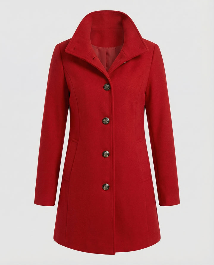 Eleganter Damen Wollmantel