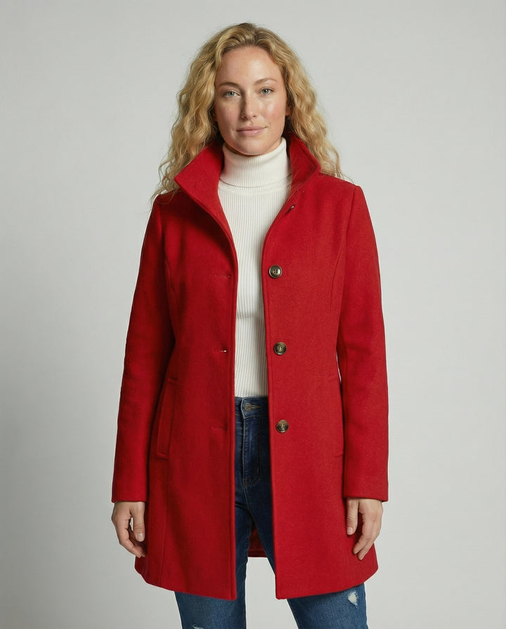 Eleganter Damen Wollmantel