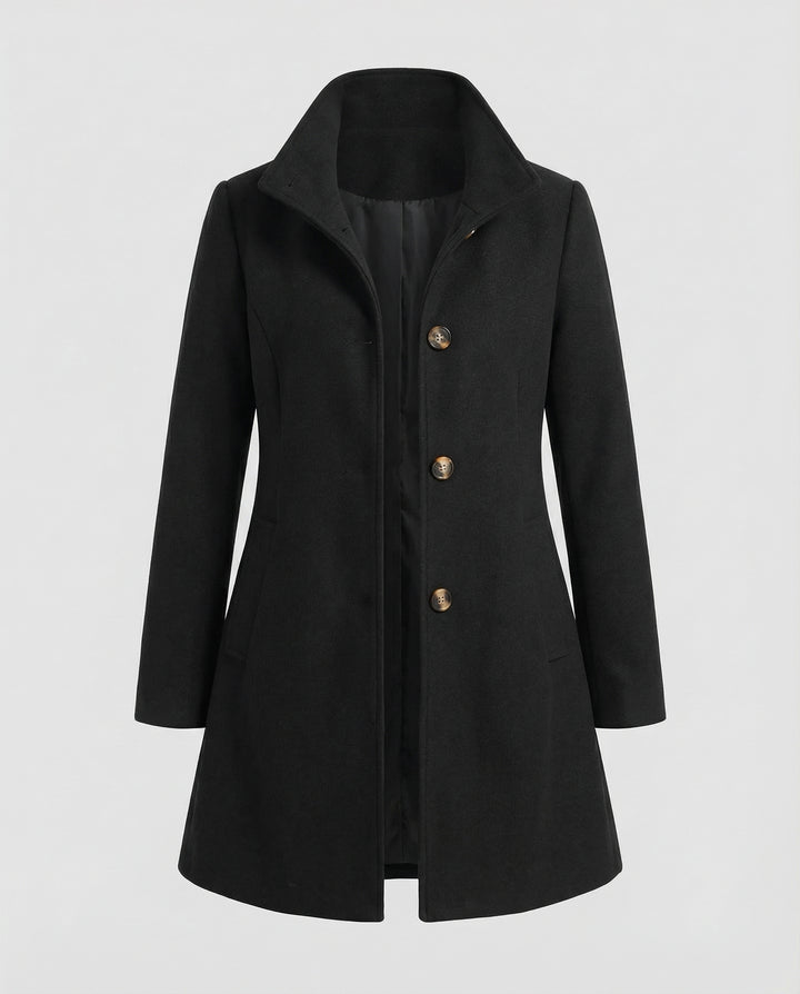 Eleganter Damen Wollmantel