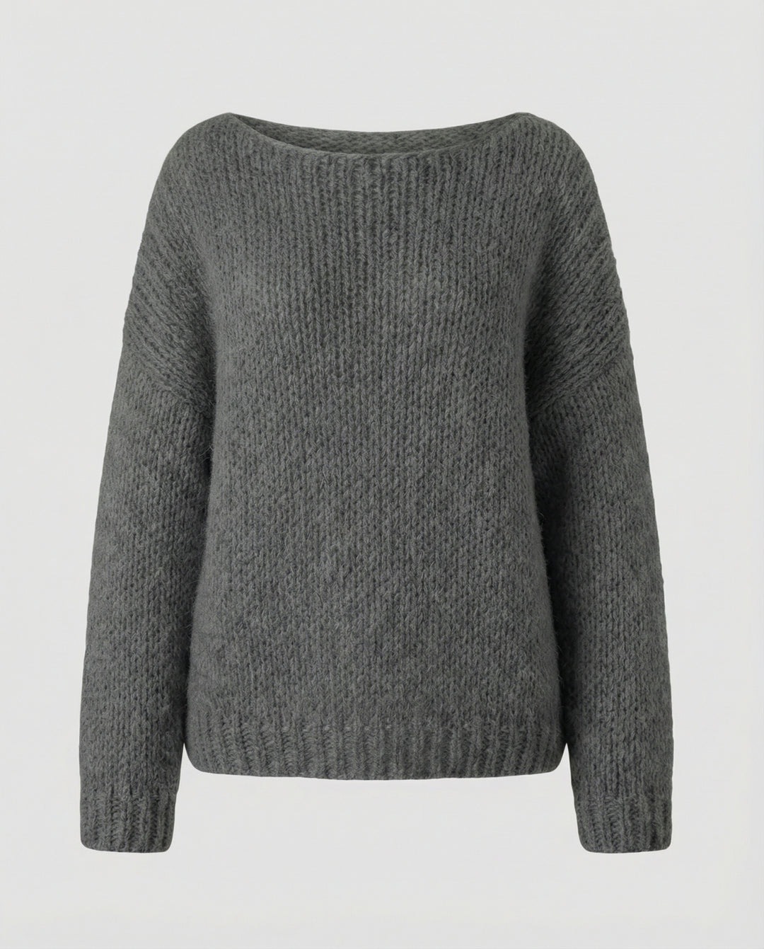 Oversized Pullover U Boot Ausschnitt