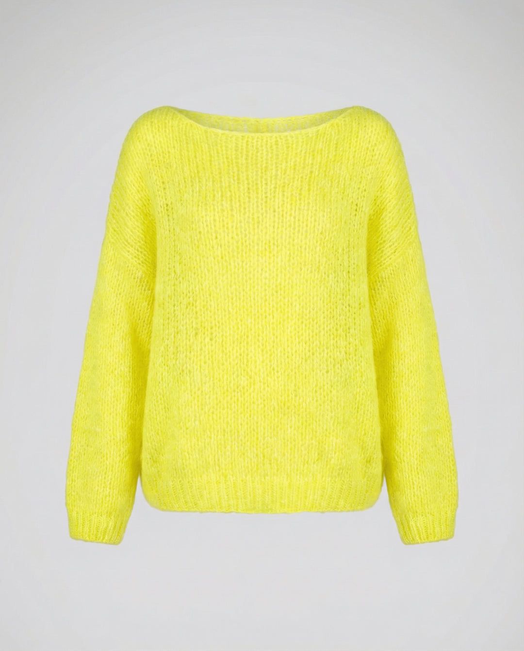 Oversized Pullover U Boot Ausschnitt