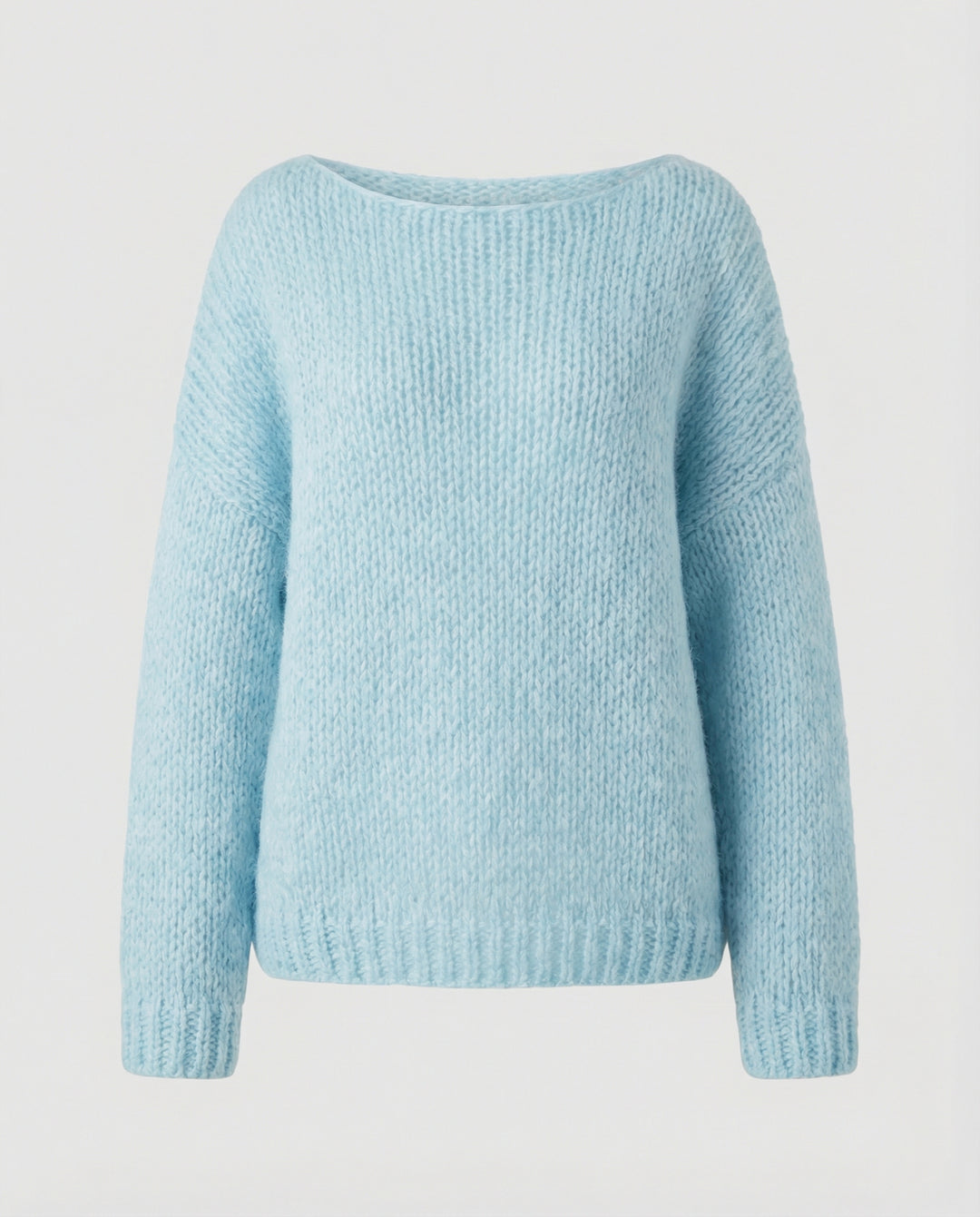 Oversized Pullover U Boot Ausschnitt