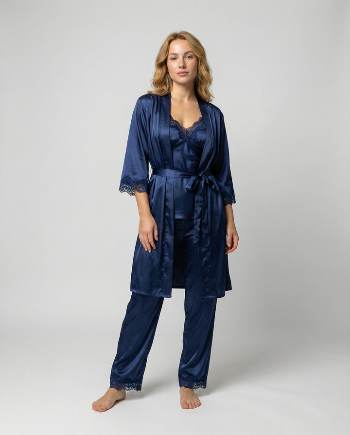 Luxuriöses Seiden Pyjama Set Damen