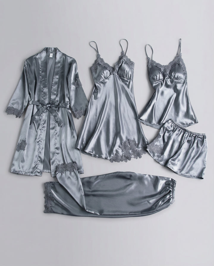 Luxuriöses Seiden Pyjama Set Damen