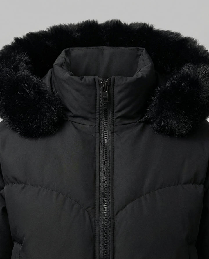 Stylische Warme Cropped Daunenjacke Damen