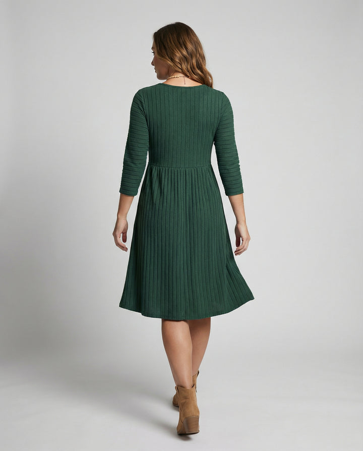 Strickkleid Lange Ärmel Damen