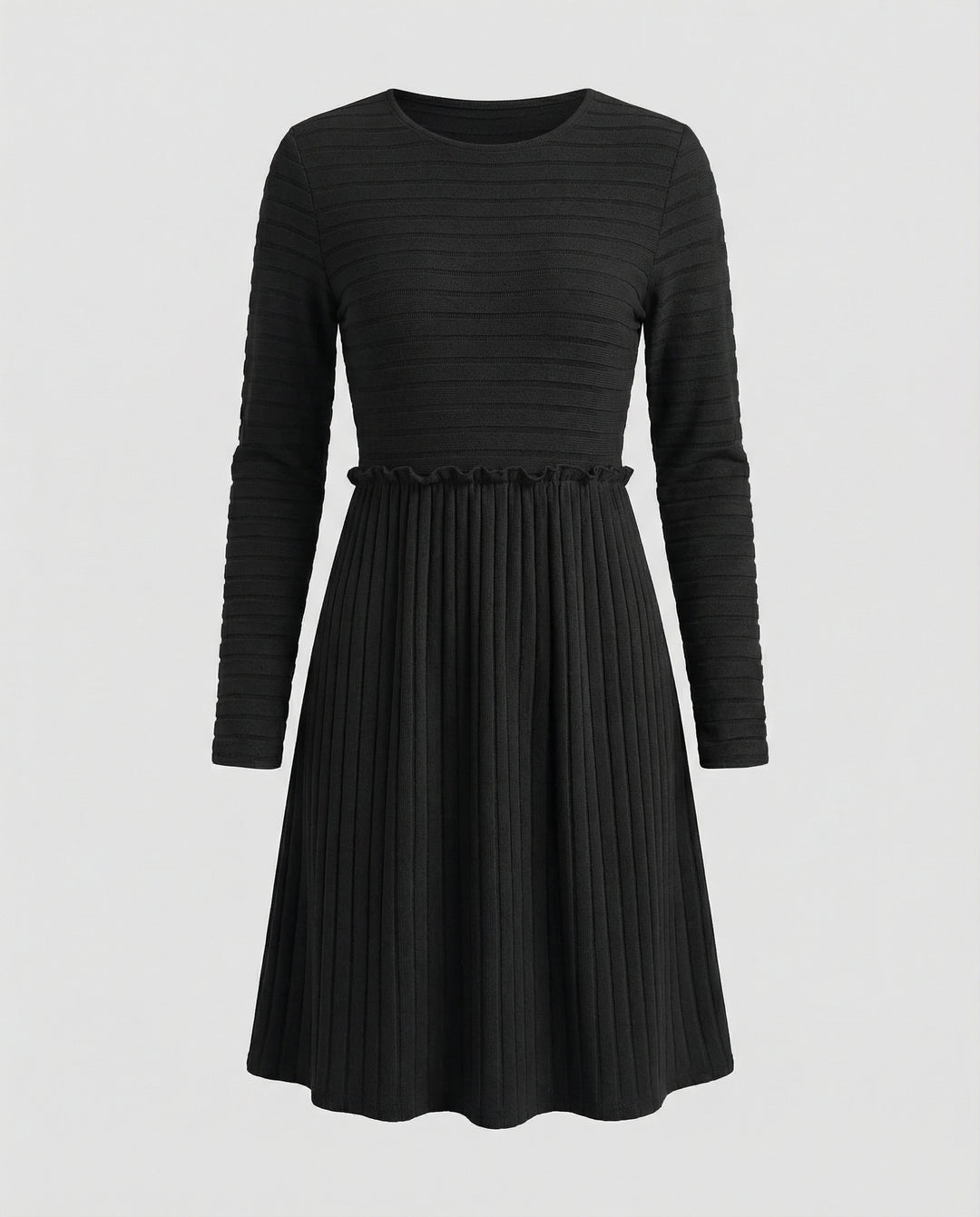 Strickkleid Lange Ärmel Damen