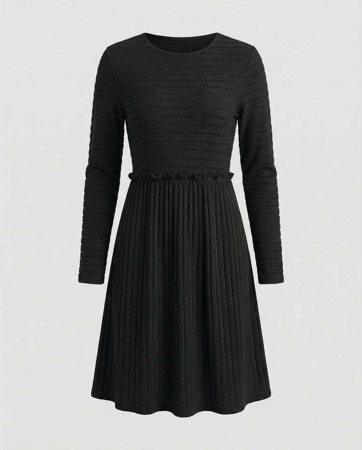 Strickkleid Lange Ärmel Damen