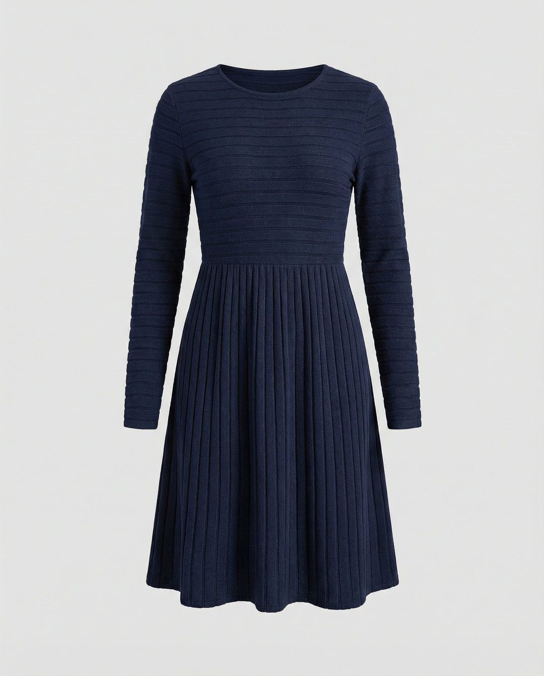 Strickkleid Lange Ärmel Damen