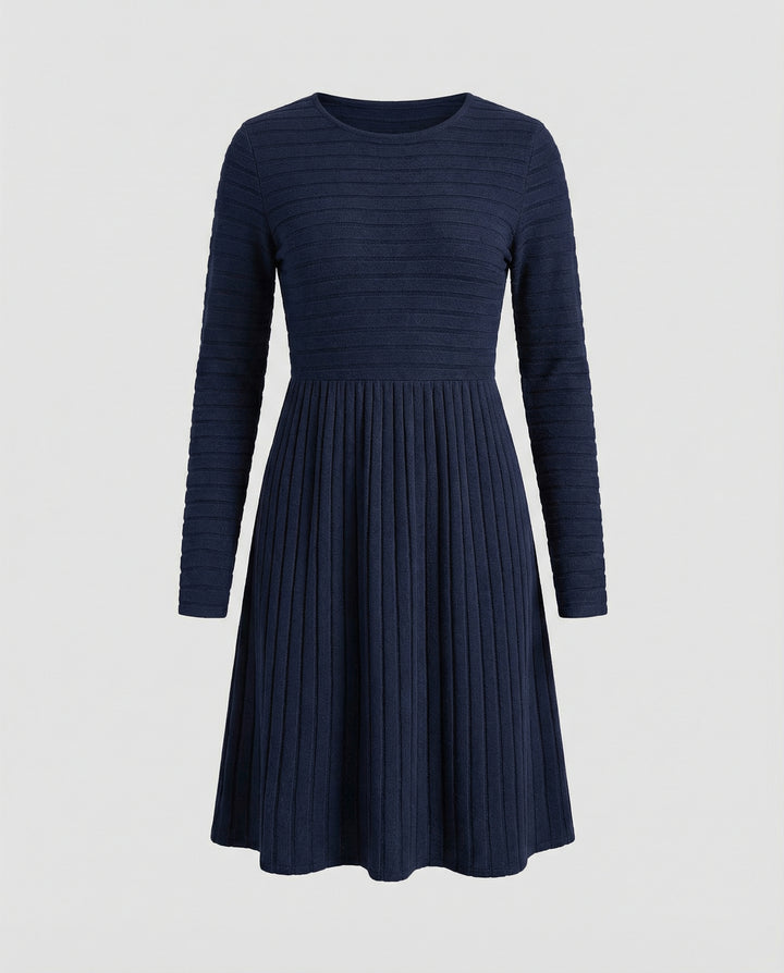 Strickkleid Lange Ärmel Damen