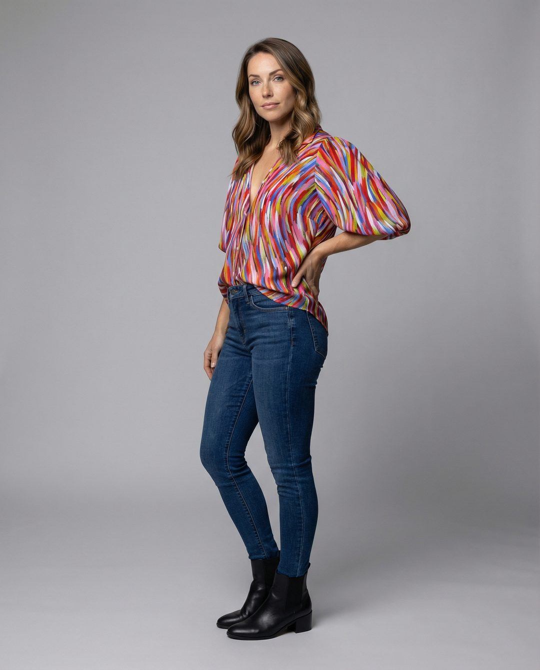 Elegante Boho Bluse Damen