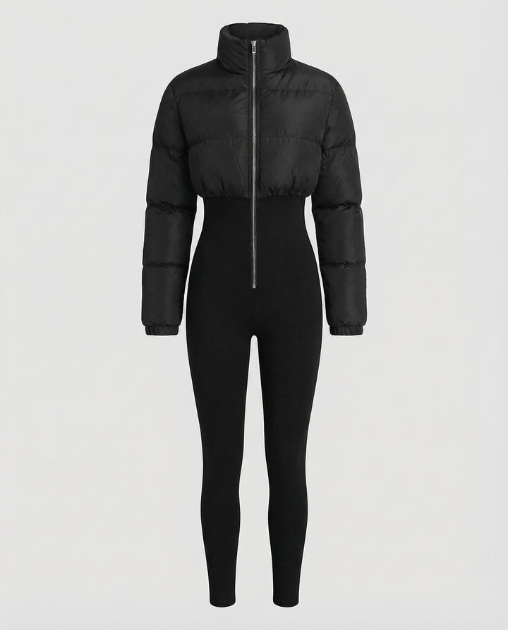 Taillierte Warme Daunenjacke Damen