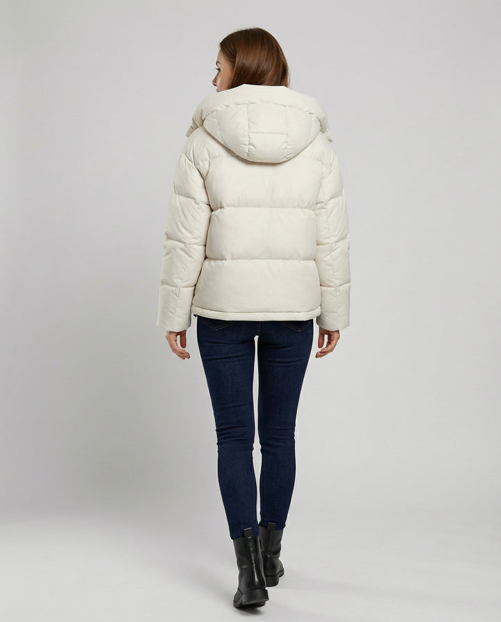 Damen Federdaunenjacke