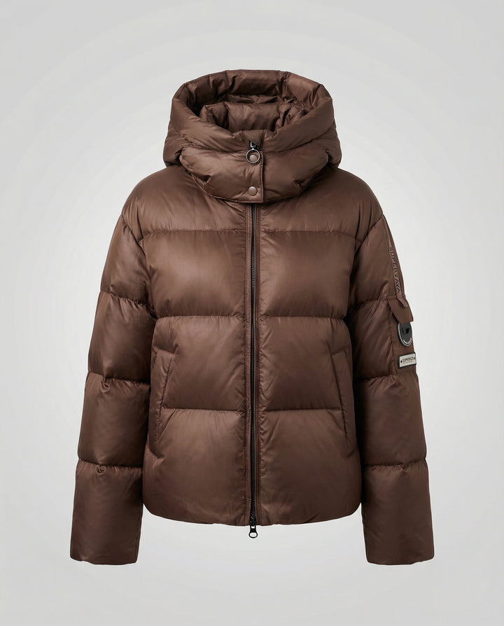 Damen Federdaunenjacke