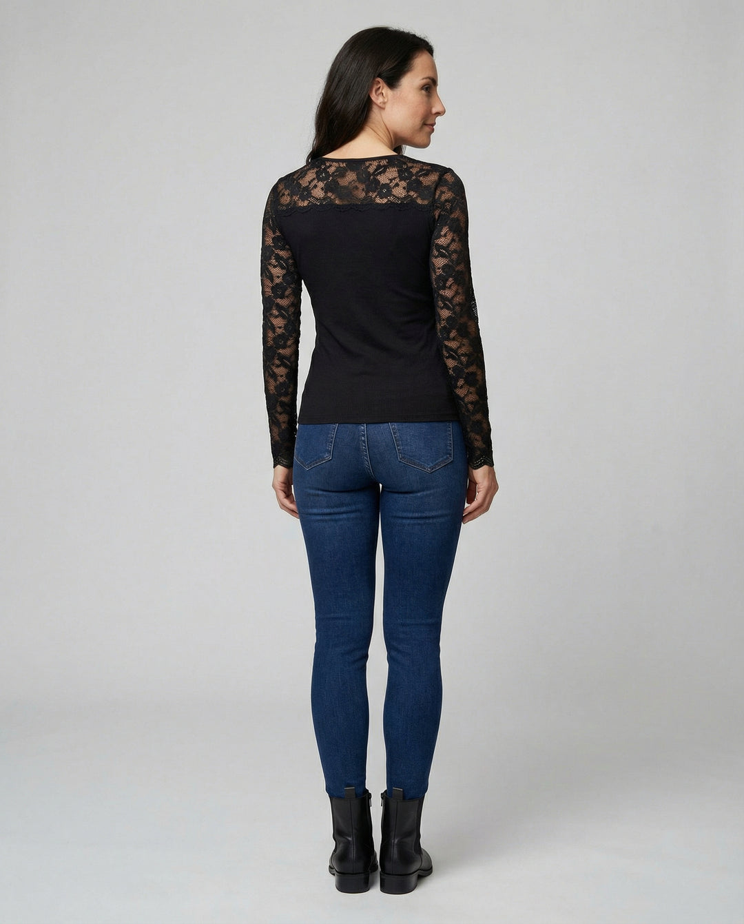 Eleganter Damen Spitzen-Bodysuit
