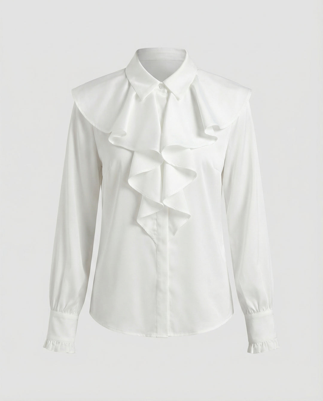 Damen Bluse Rüschen Eleganz
