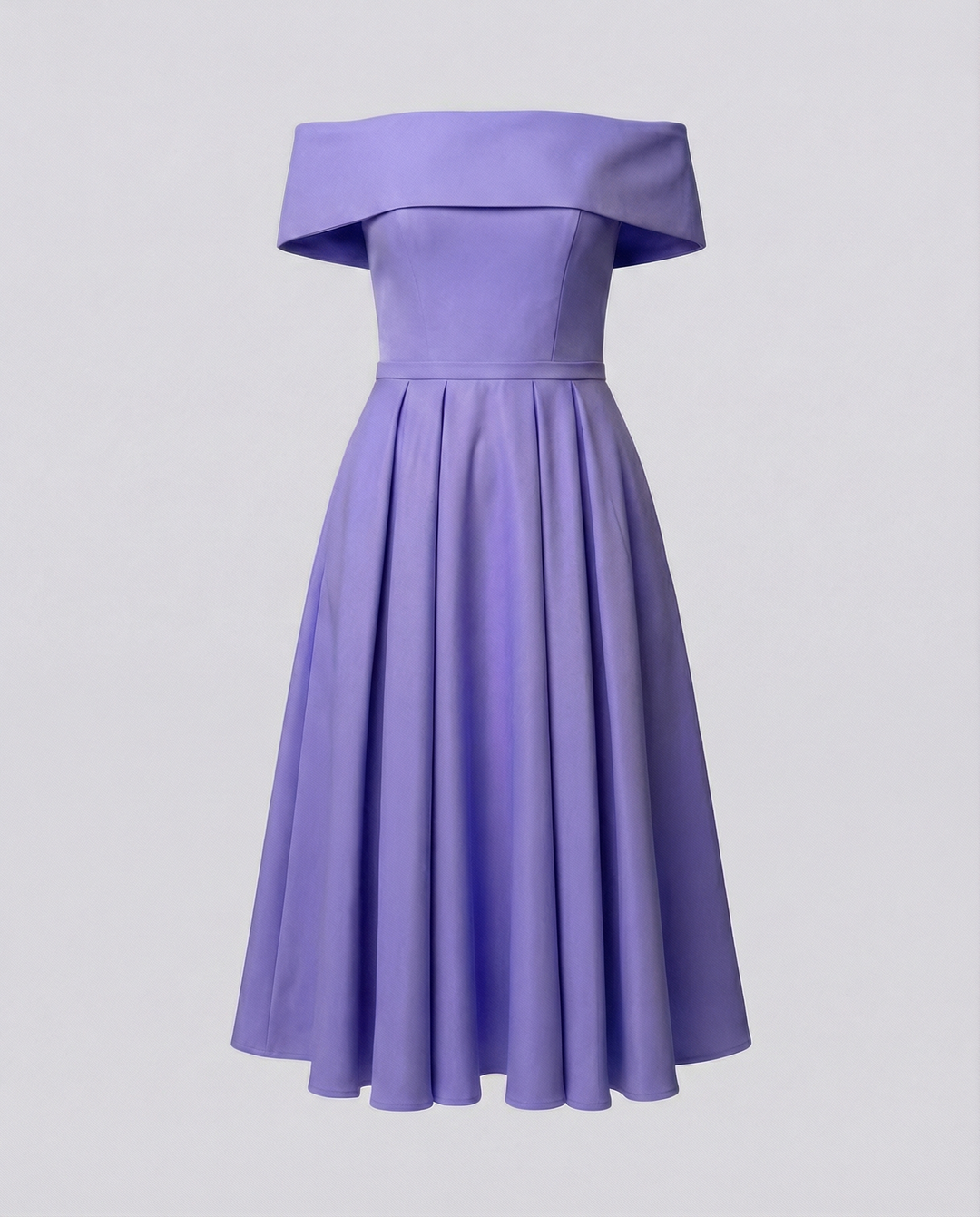 Trägerloses Satin Partykleid Damen